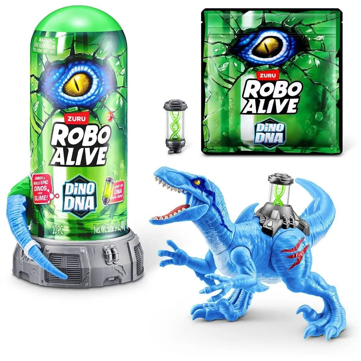 Інтерактивний ігровий набір ROBO ALIVE S1 - ДНК ВЕЛОЦИЗАВРА