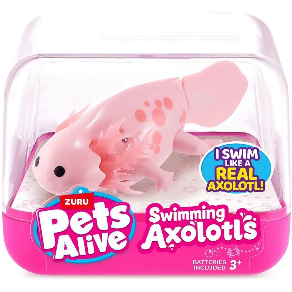 Інтерактивна іграшка PETS ALIVE S1  АКСОЛОТЛЬ (рожевий)