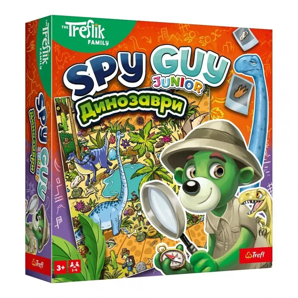 29826 Trefl Настільна гра Spy Guy Динозаври