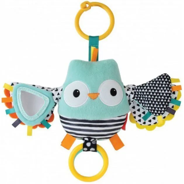 Іграшка м&#039;яка навісна з вібрацією &quot;Сова&quot; Infantino