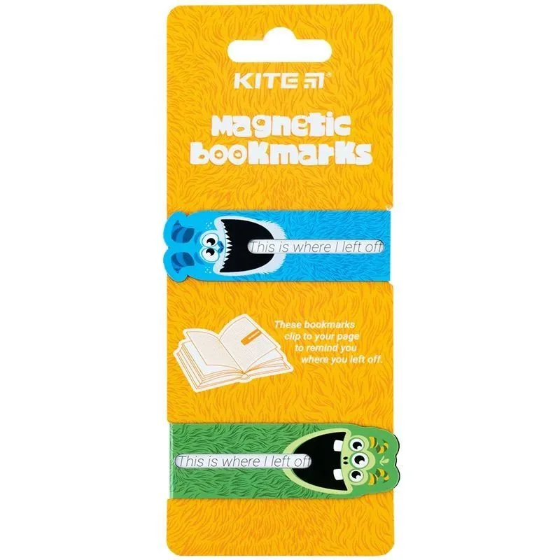 Набір магнітних закладок-індикаторів Monsters