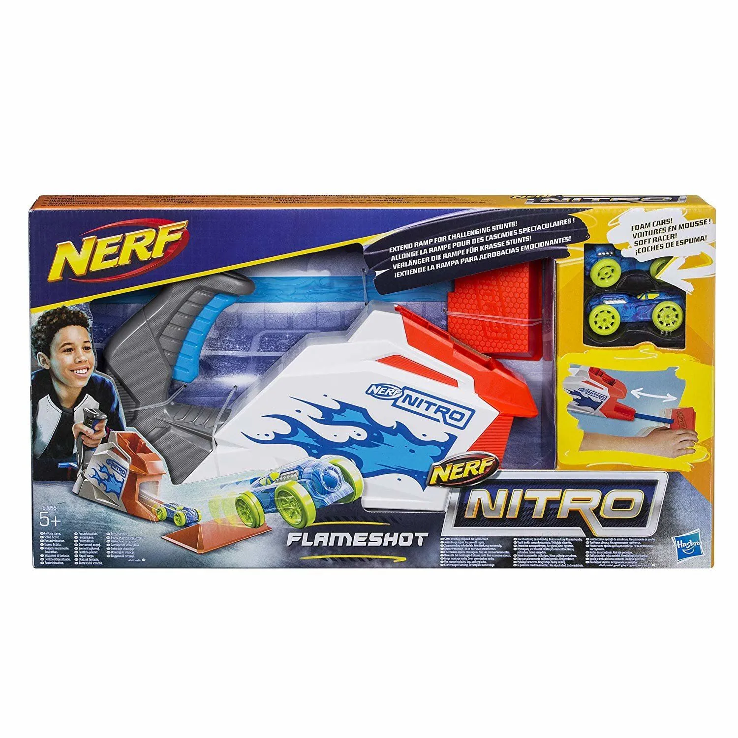 NERF NITRO Набор пусковой с машинками Флэймшот