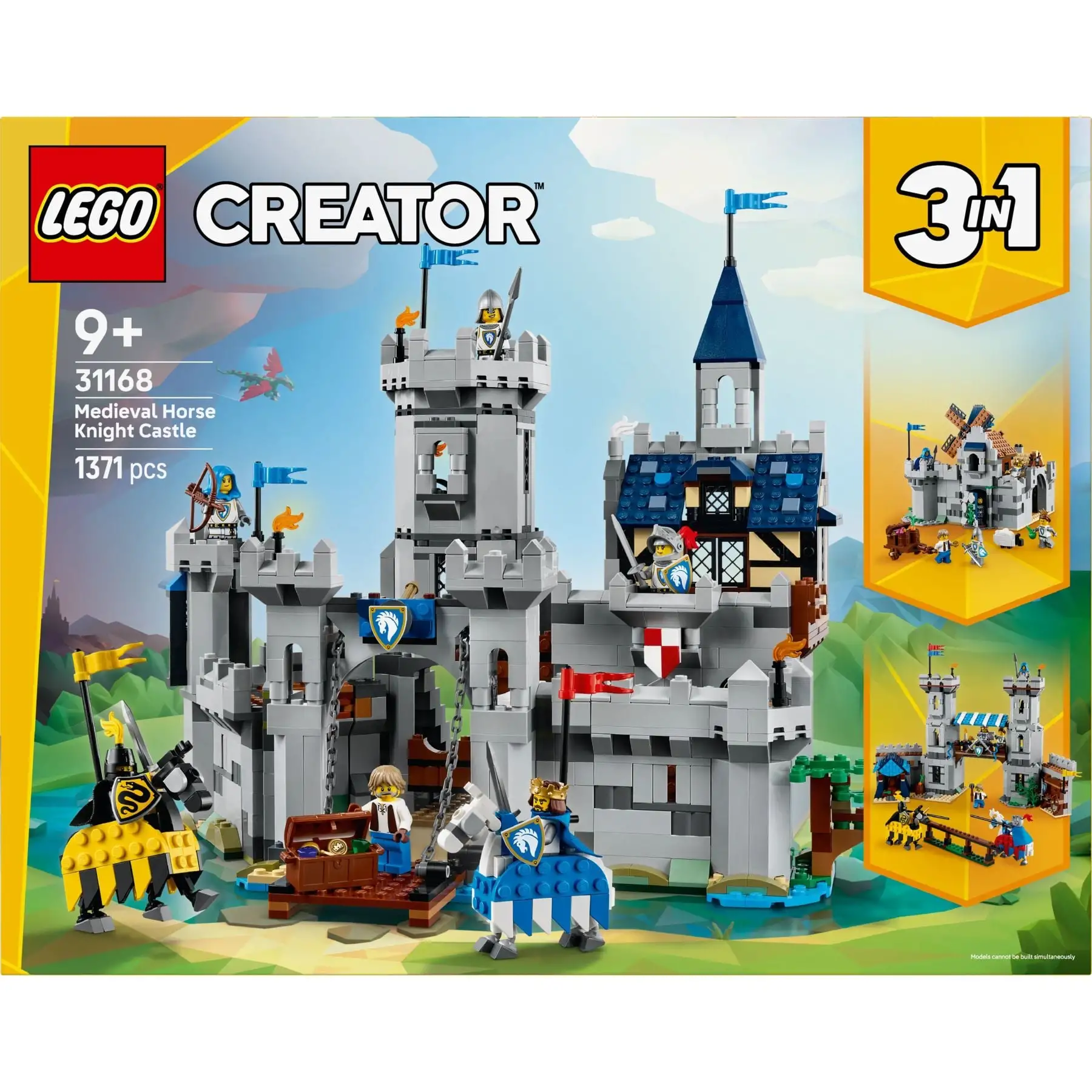 Конструктор Середньовічний замок із лицарем на коні LEGO Creator