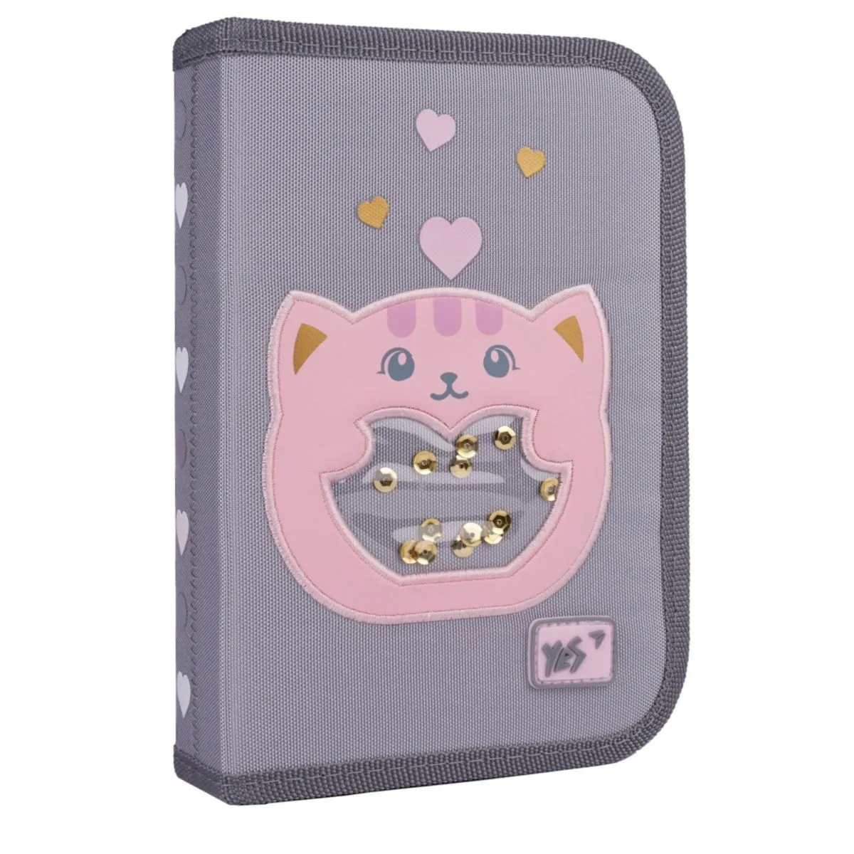 Пенал твердий YES одинарний з клапаном HP-03 With Love