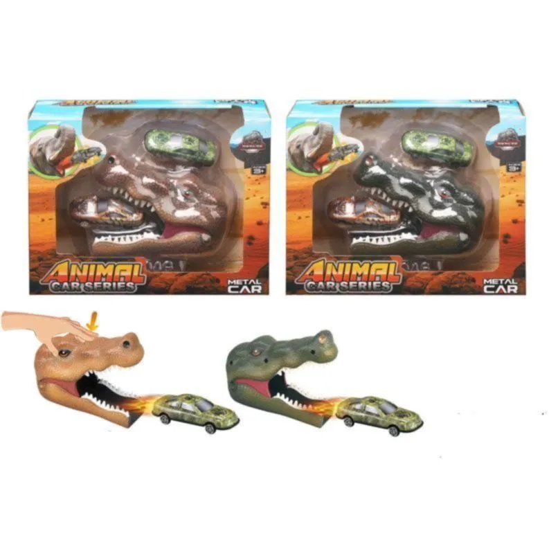 Іграшка Голова алігатора з катапультою для машин