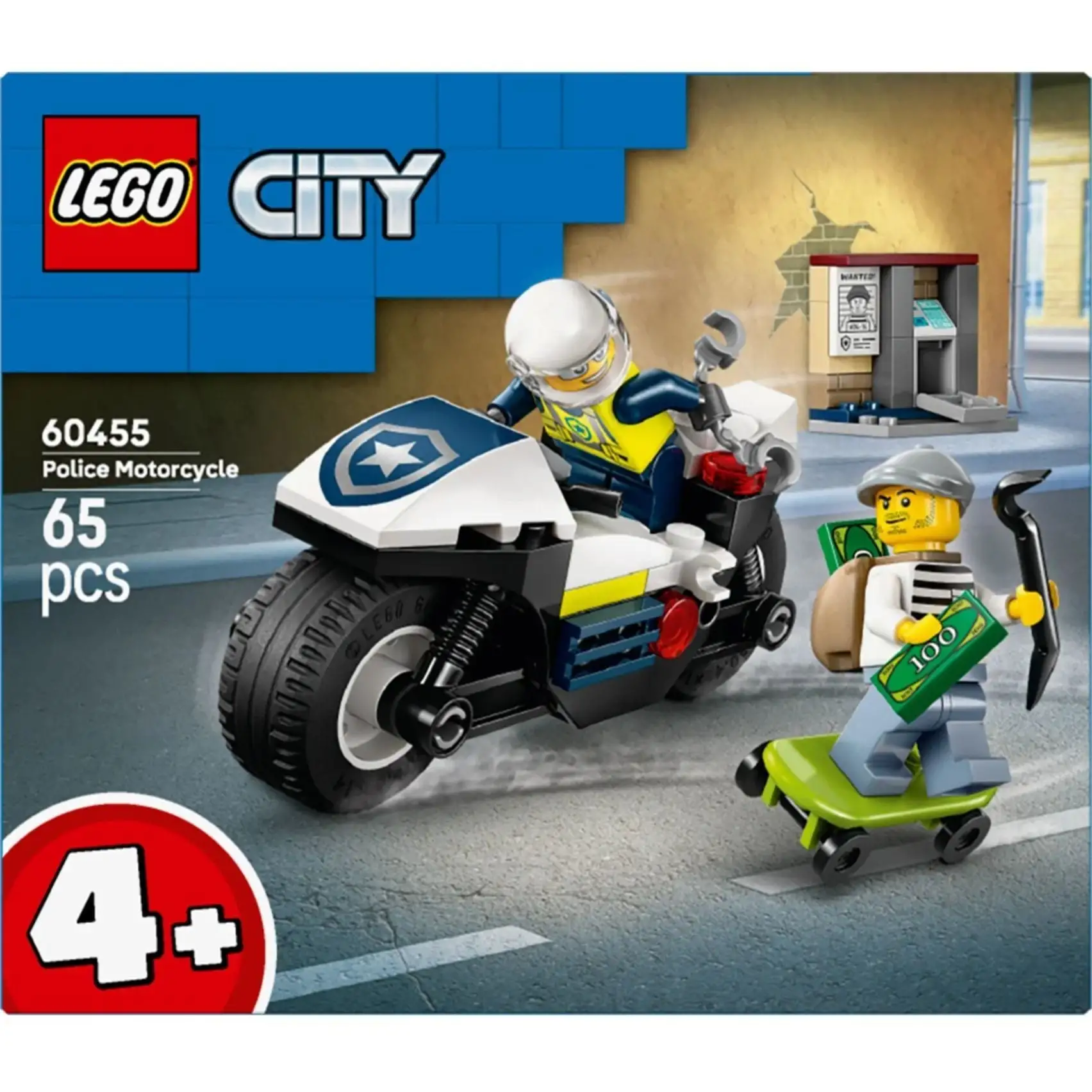 Конструктор Переслідування на поліцейському мотоциклі LEGO City