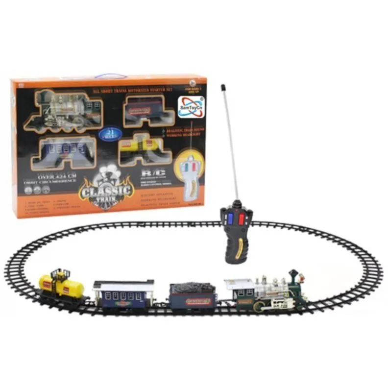 Іграшка  "Залізничний потяг" класичний на дистанційному керуванні