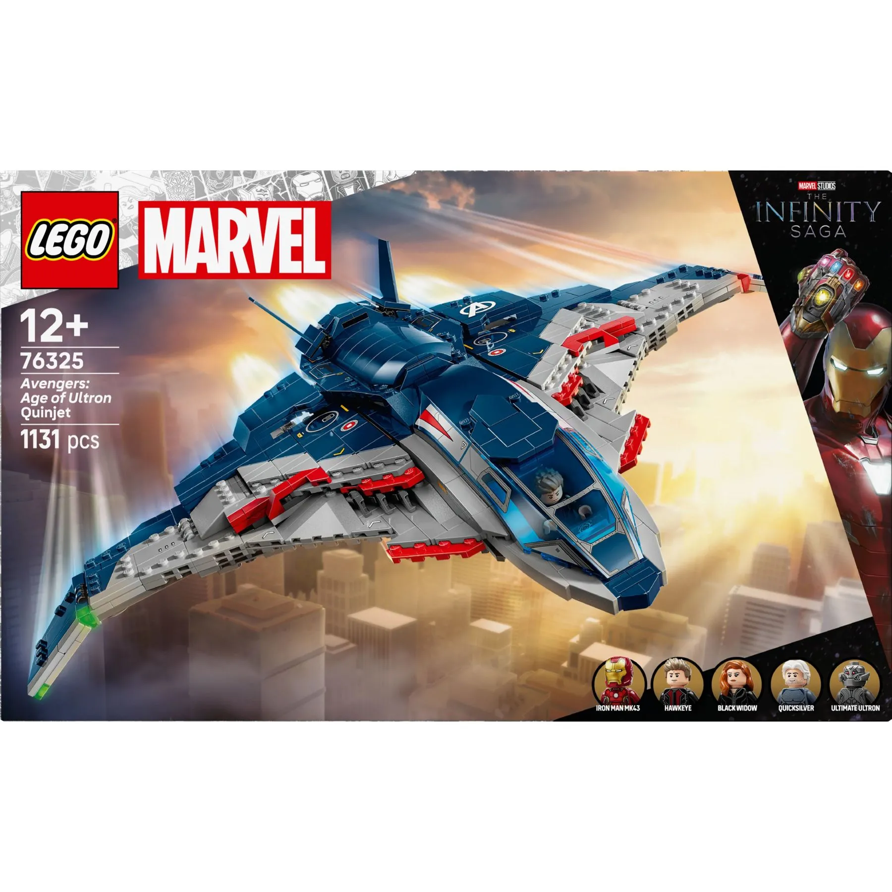 Конструктор Месники: Ера Альтрона Квінджет LEGO Super Heroes