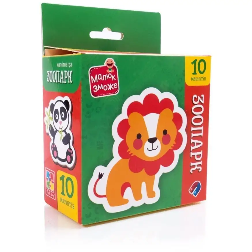 Гра розвиваюча Vladi Toys набір магнітів. "Зоопарк" VT3106-39