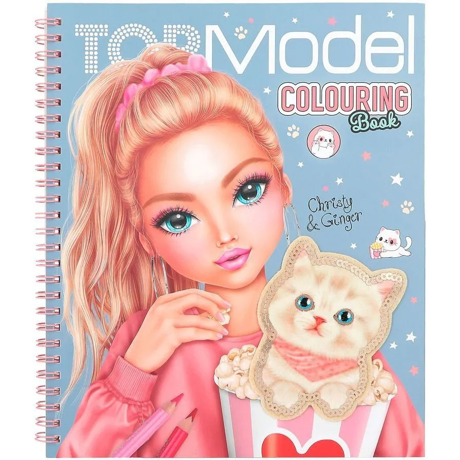 TOPModel Альбом для розфарбовування з наклейками Cutie Star 0412434