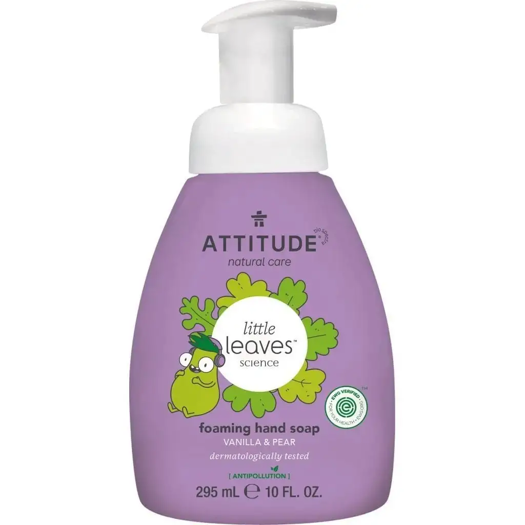 Піна для миття рук дитяча Ваніль і груша 295мл Little Leaves, Attitude