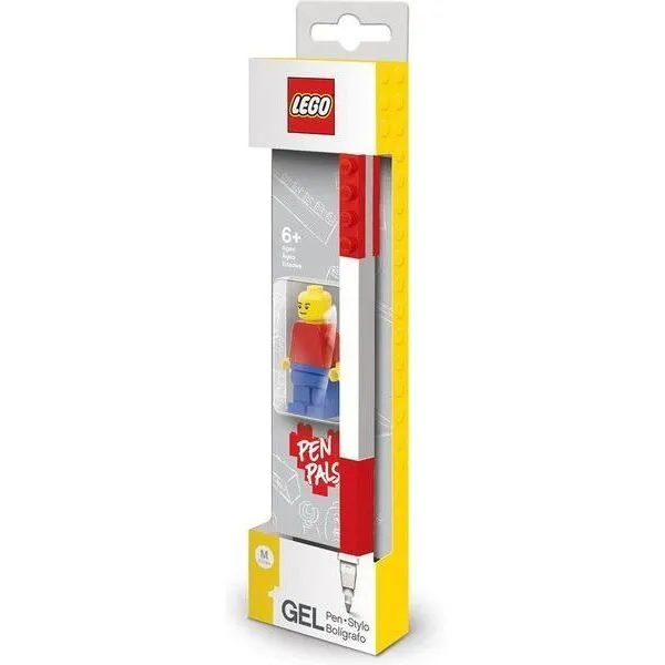 LEGO STATIONERY Гелева ручка LEGO з мініфігуркою, Червона