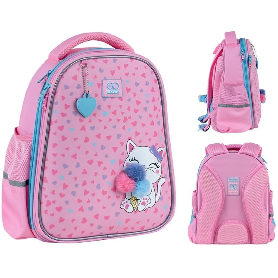 Рюкзак GoPack Education напівкаркасний 165S Fluffy Kitten