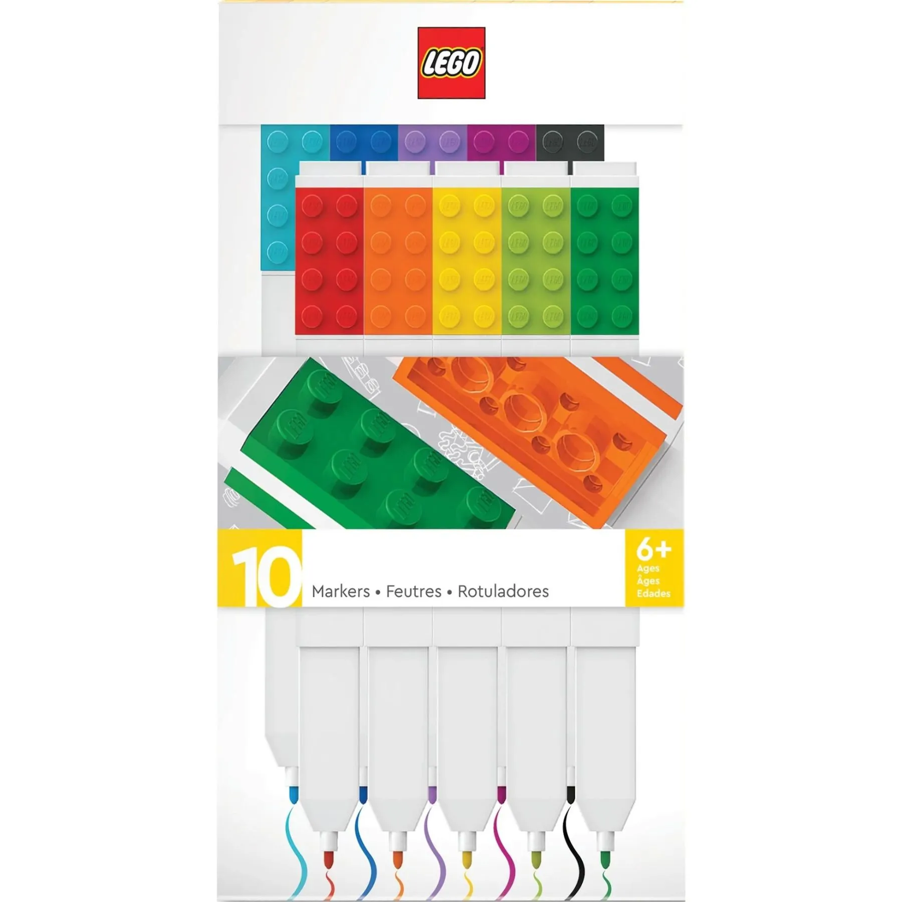 LEGO^ Iconic Маркери, 10шт