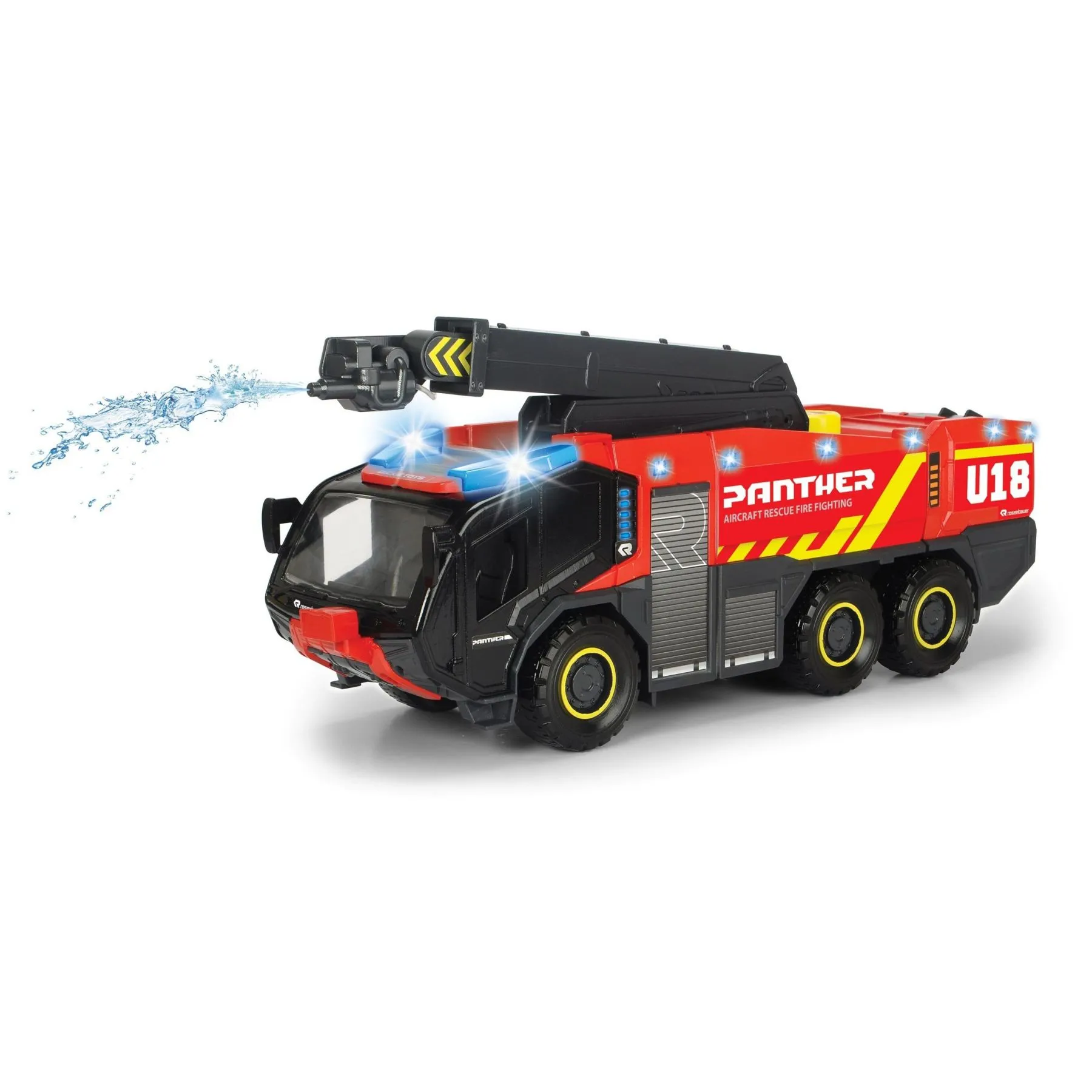 Рятувальна техніка аеропорту &quot;Пантера&quot; зі звук. світл. та водн еф., довж. 62 см, 3+