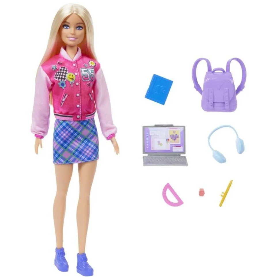 Набір Barbie "Шкільний стиль" з аксесуарами для навчання
