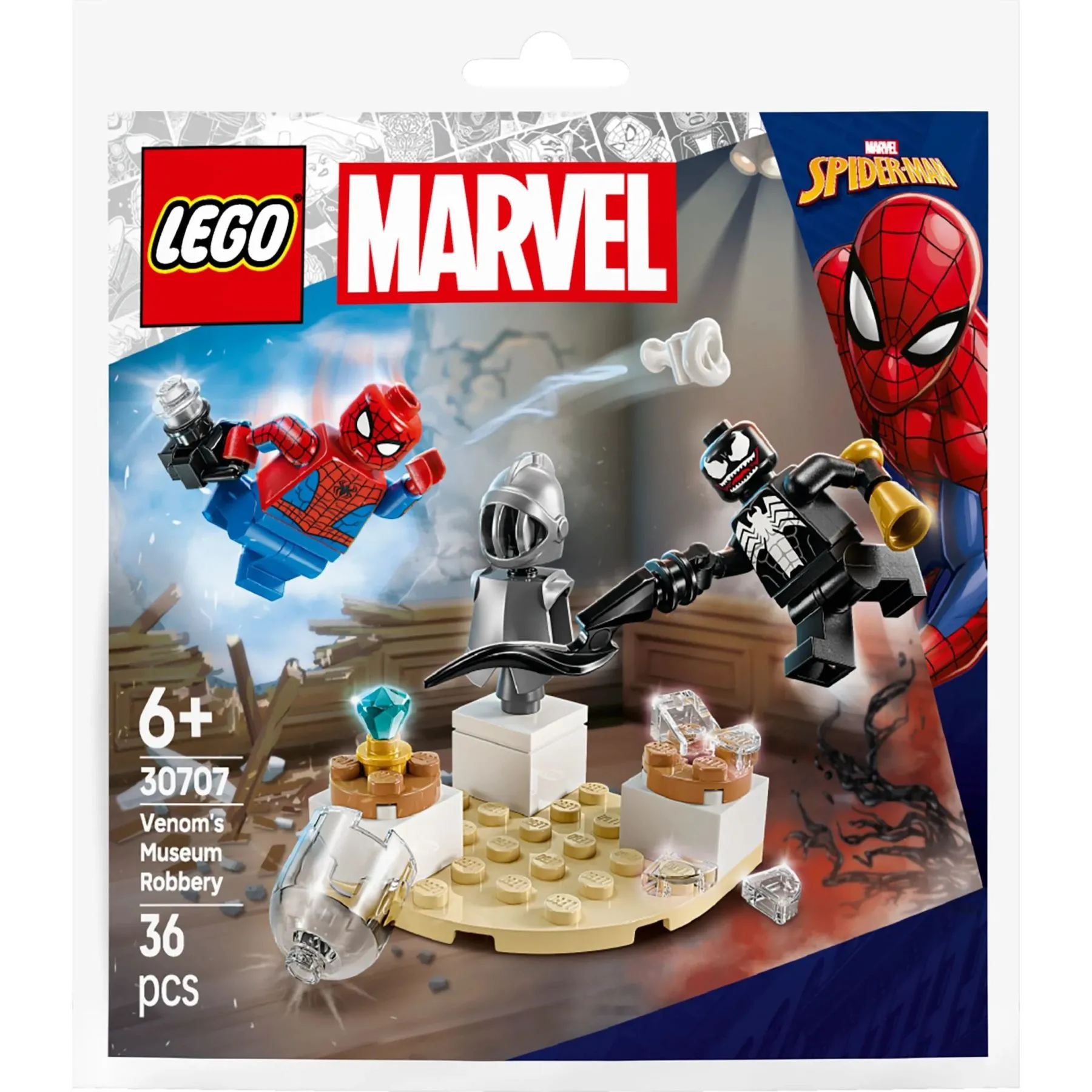 Конструктор Пограбування музею Веномом LEGO Bags