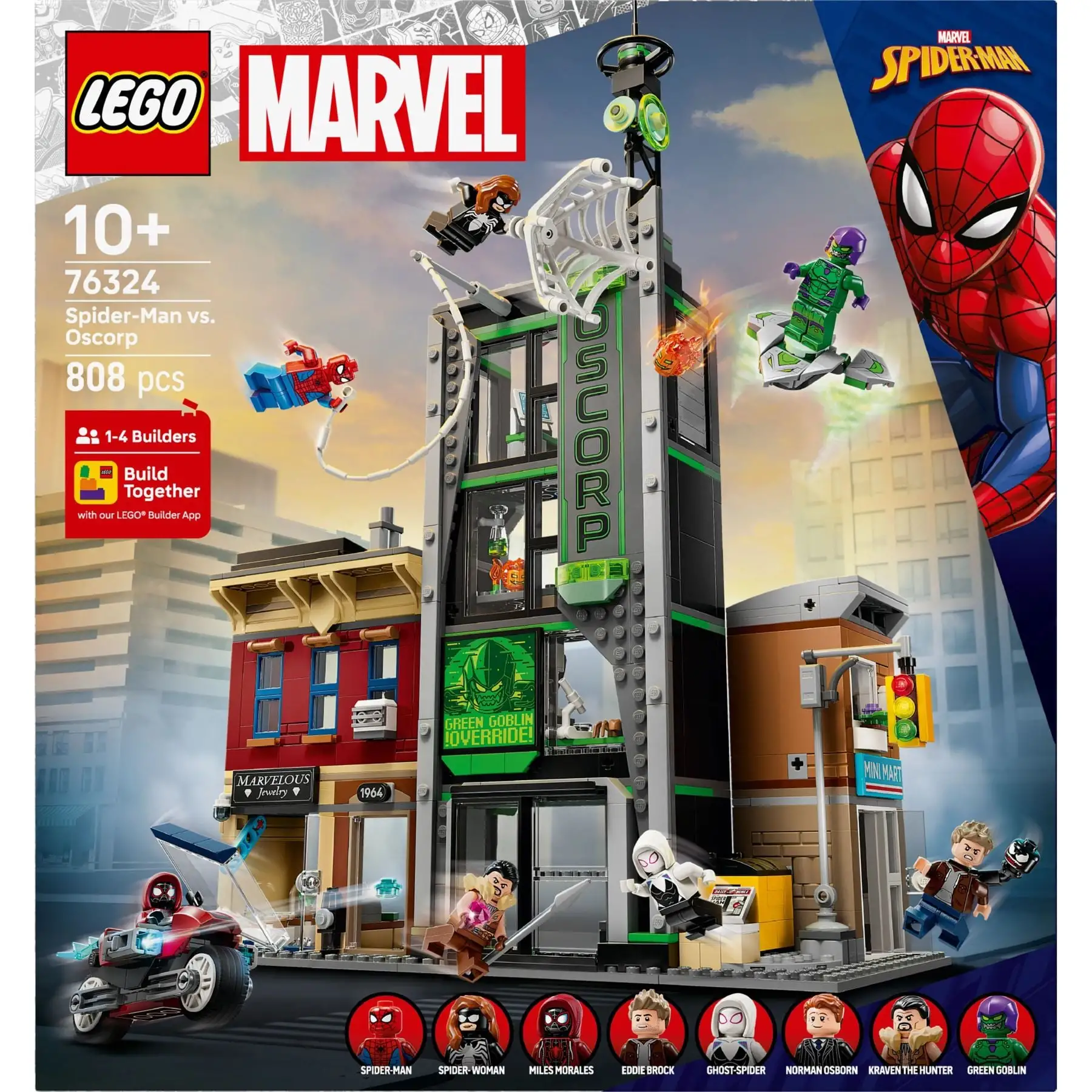 Конструктор Людина-павук проти Оскорпа LEGO Super Heroes