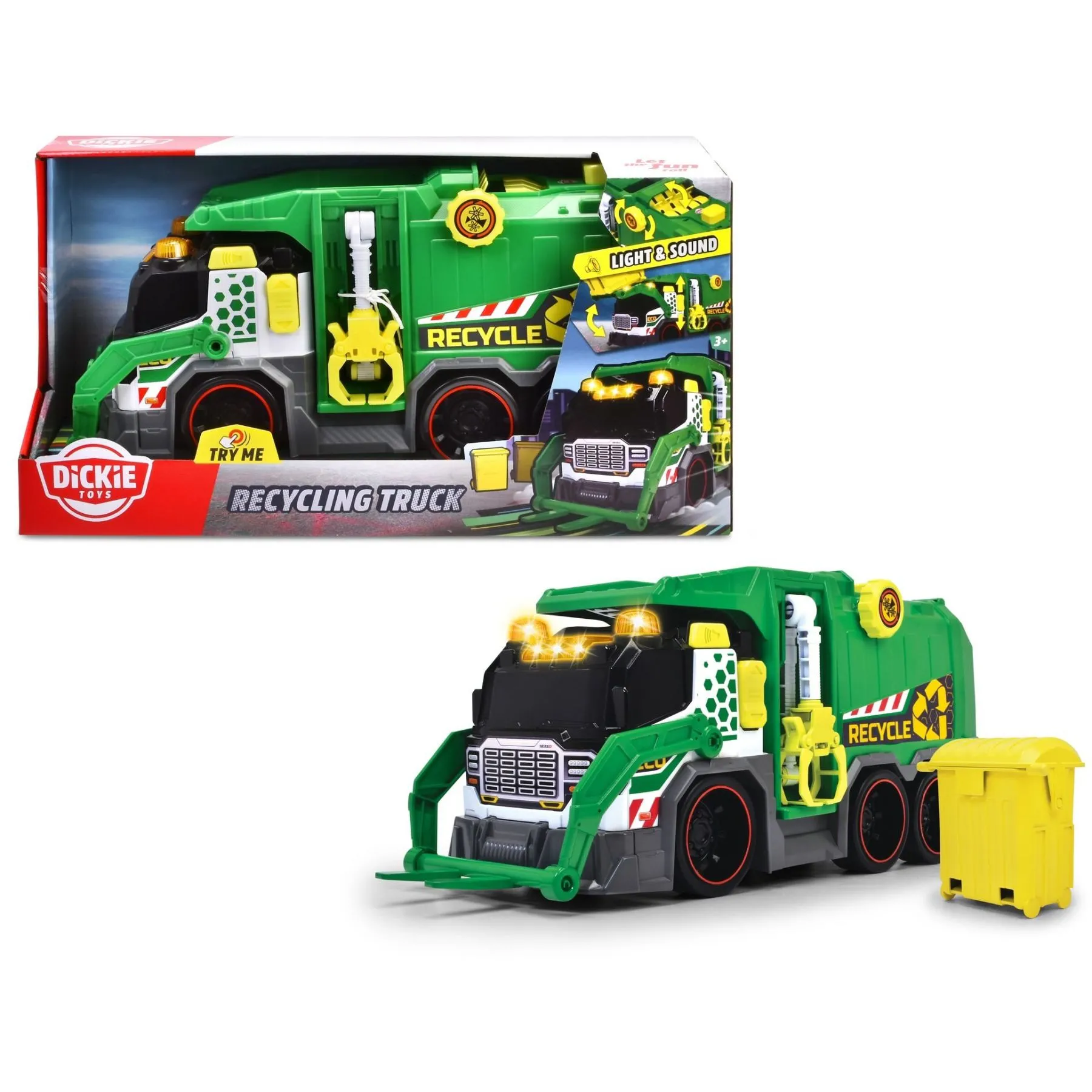 Функціональний автомобіль &quot;Сміттєвоз&quot;, з контейнером, зі звук. та світл. ефектами, 41 см.