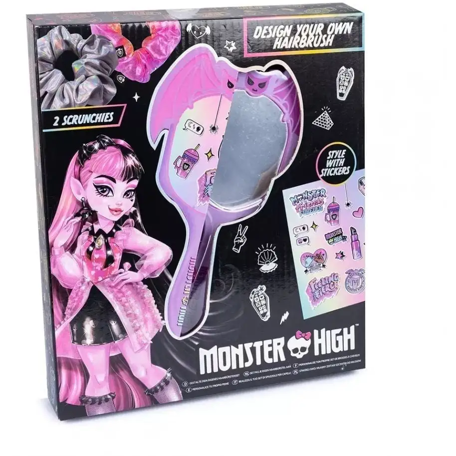 Набір для декору щітки Monster High з аксесуарами для волосся, 3+