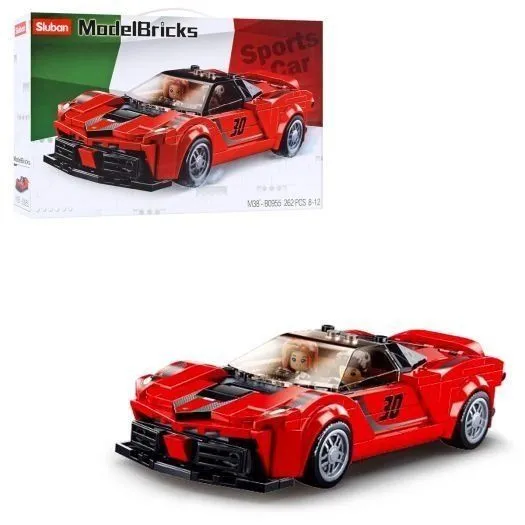 Конструктор SLUBAN M38-B0955 "Model Bricks": Гоночна машина, 262 дет.