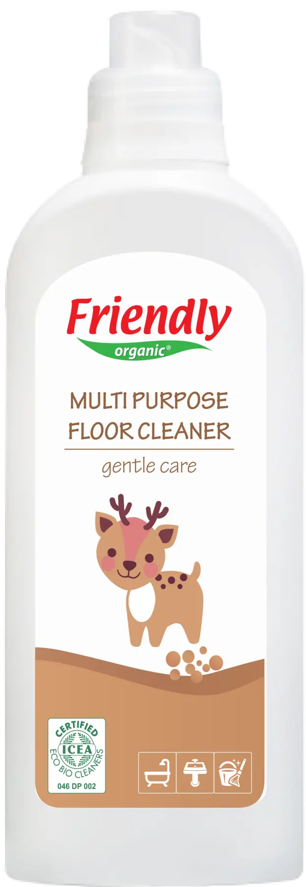 Органічний багатоцільовий засіб для миття підлоги торговельної марки &quot;FRIENDLY ORGANIC&quot;. 1000мл.