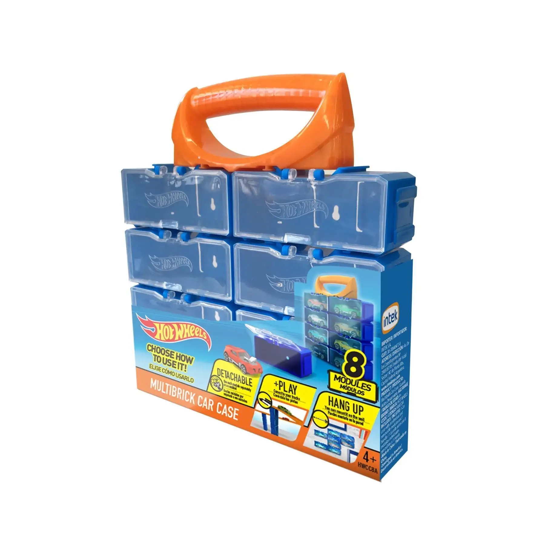 Портативний контейнер для 8 машинок "Hot Wheels"