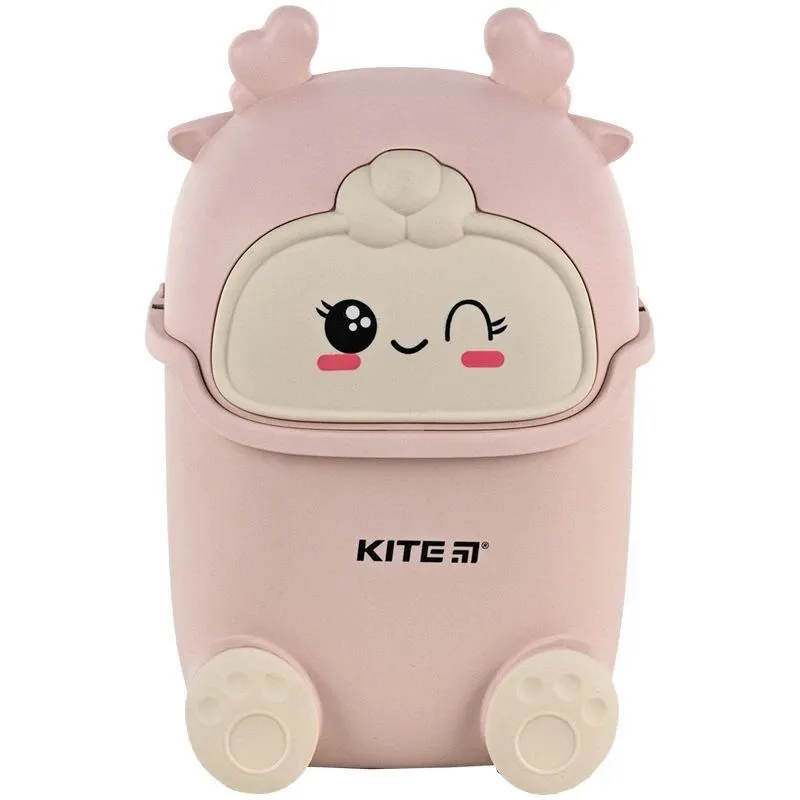 Настільний контейнер для сміття Kite, рожевий