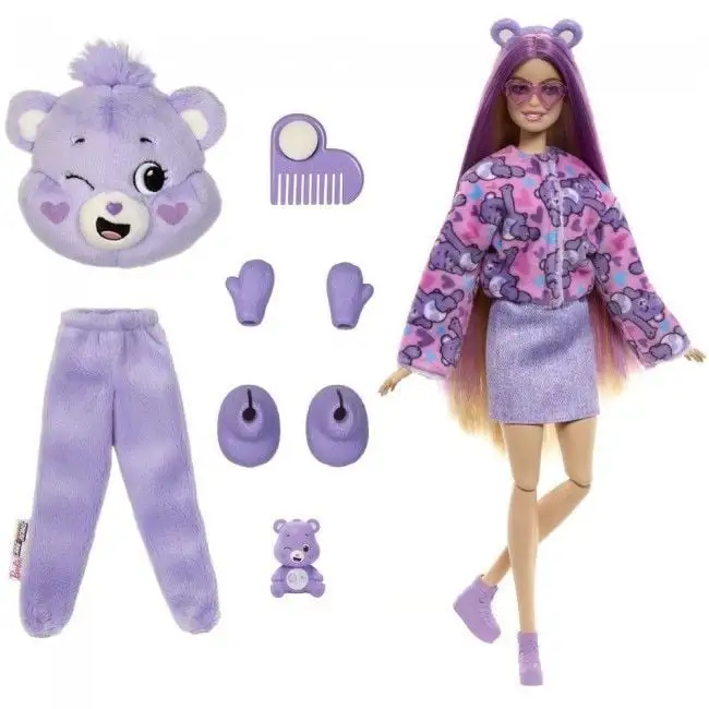 Лялька Barbie "Cutie Reveal" серії "Care Bears"  ведмедик Щедрівка