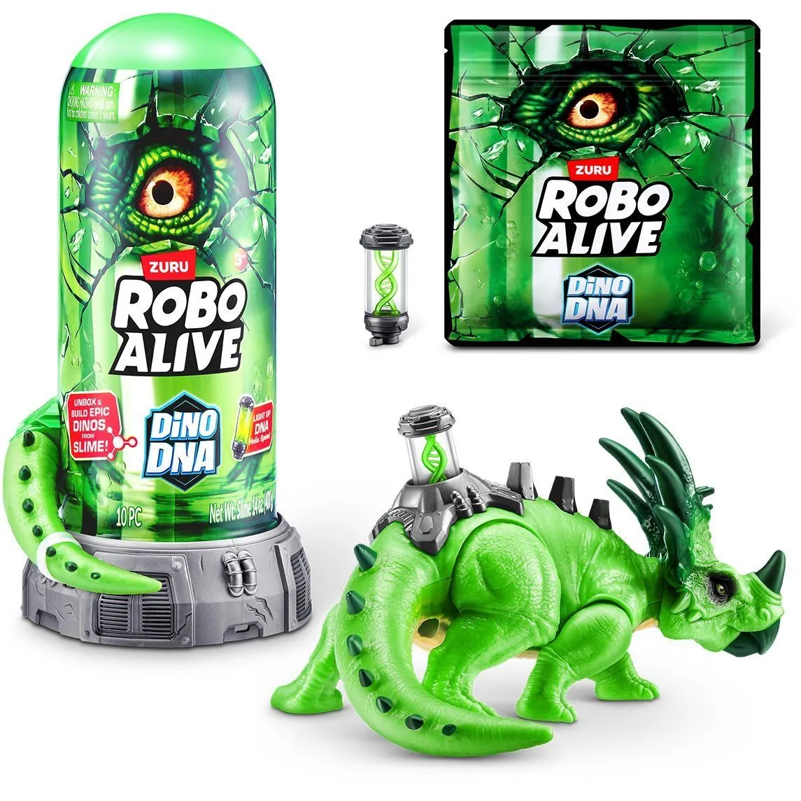 Інтерактивний ігровий набір ROBO ALIVE S1  ДНК СТИРАКОЗАВРА