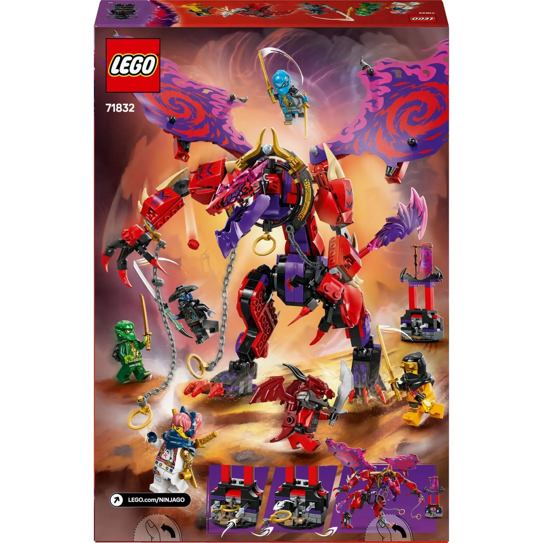 Конструктор Громовержець Дракон Хаосу LEGO NINJAGO