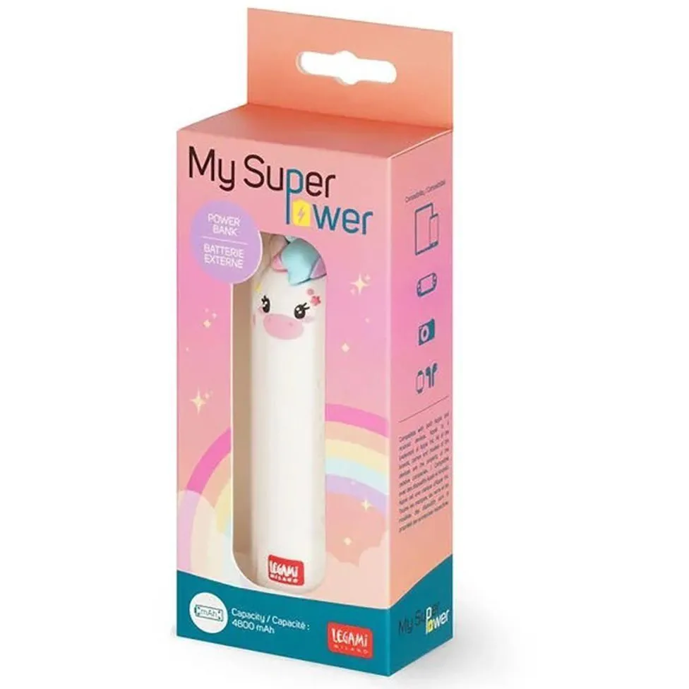 Повербанк My Super Power 4800 мАgгод Єдиноріг, арт POW0026