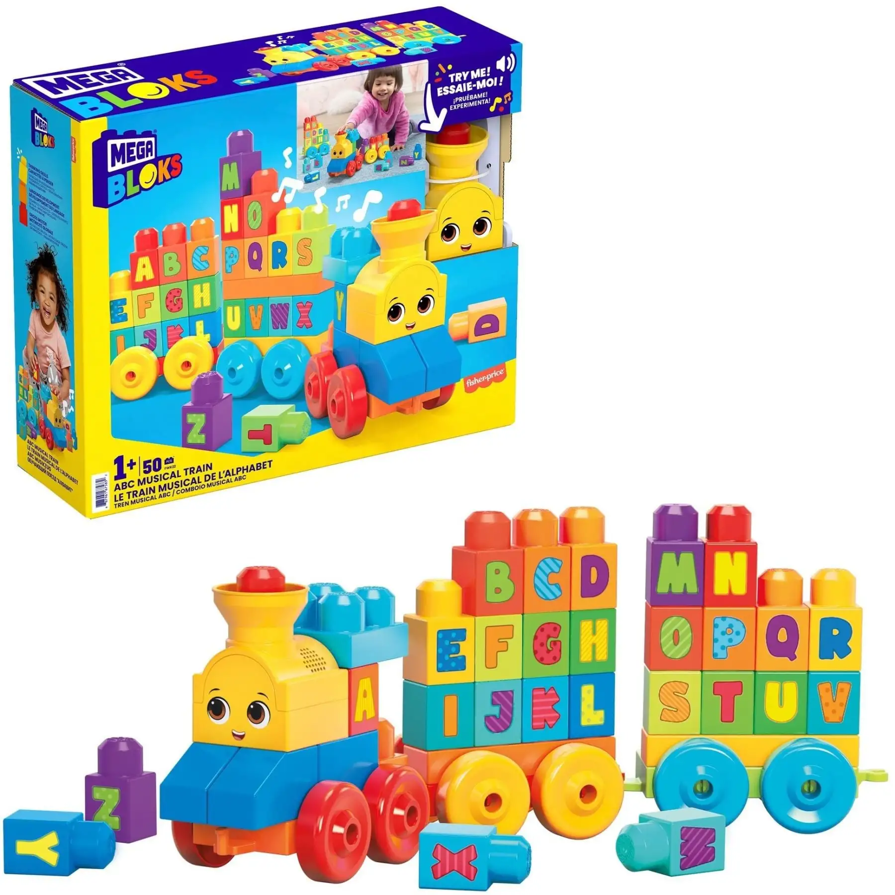 Конструктор "Музичний паровозик" Mega Bloks