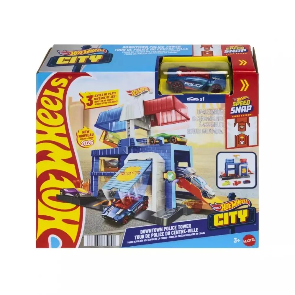 Ігровий набір "Поліцейська вежа в місті" Hot Wheels