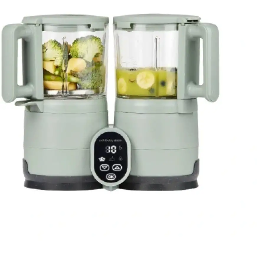 Блендер-пароварка Nutribaby Glass селадон зелений