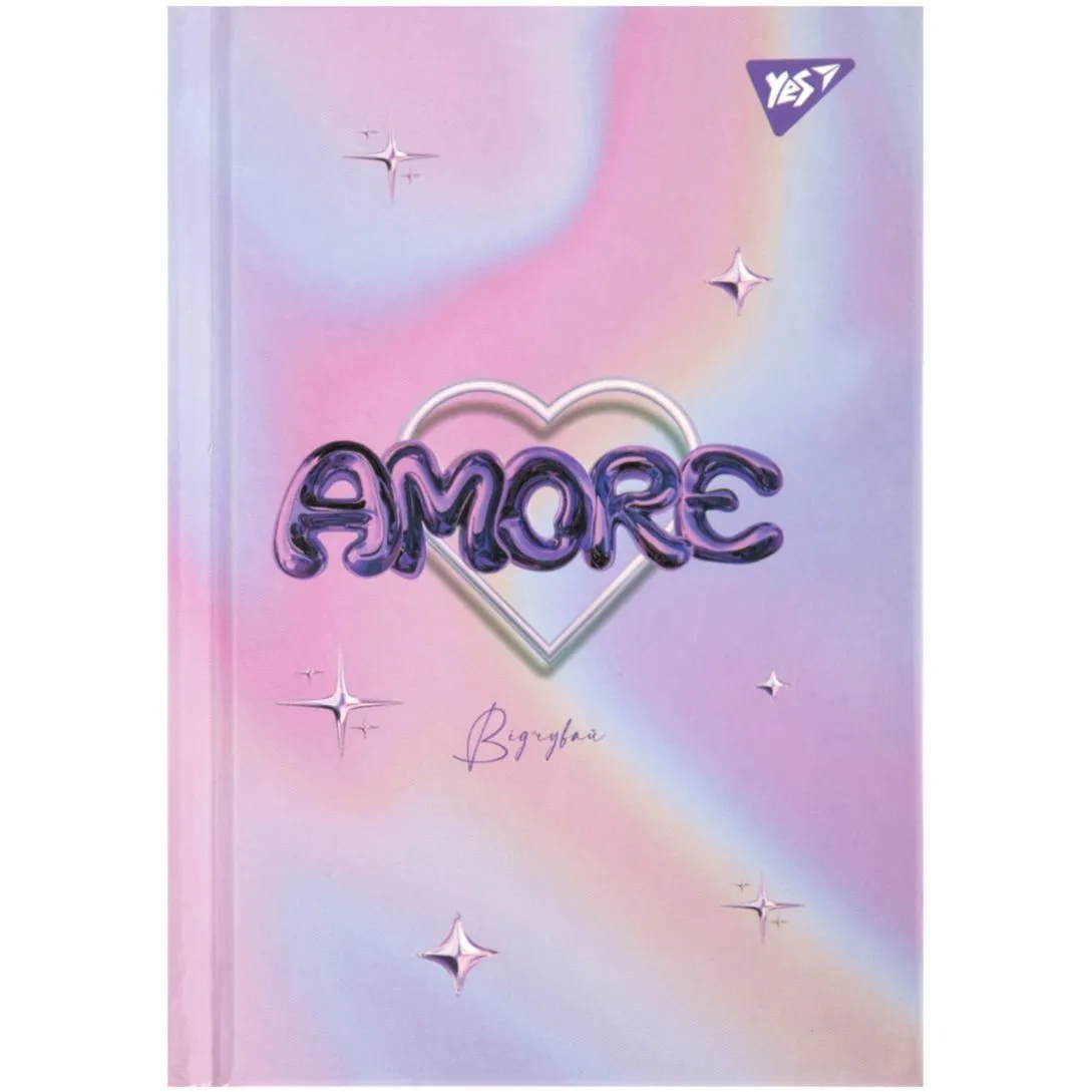 Блокнот YES А6/64 7БЦ "Amore", клітинка