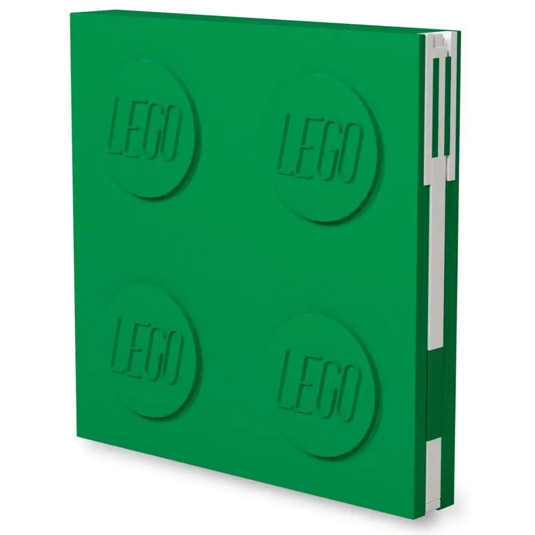 LEGO STATIONERY, блокнот GREEN з гелевою ручкою