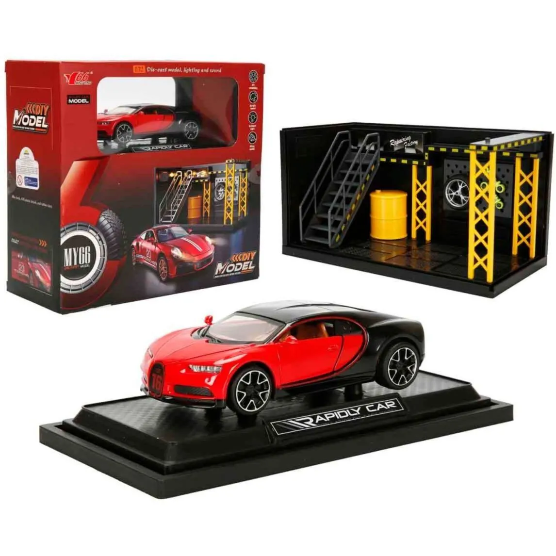 Іграшка автомобіль  BUGATTI CHIRON, 1:33