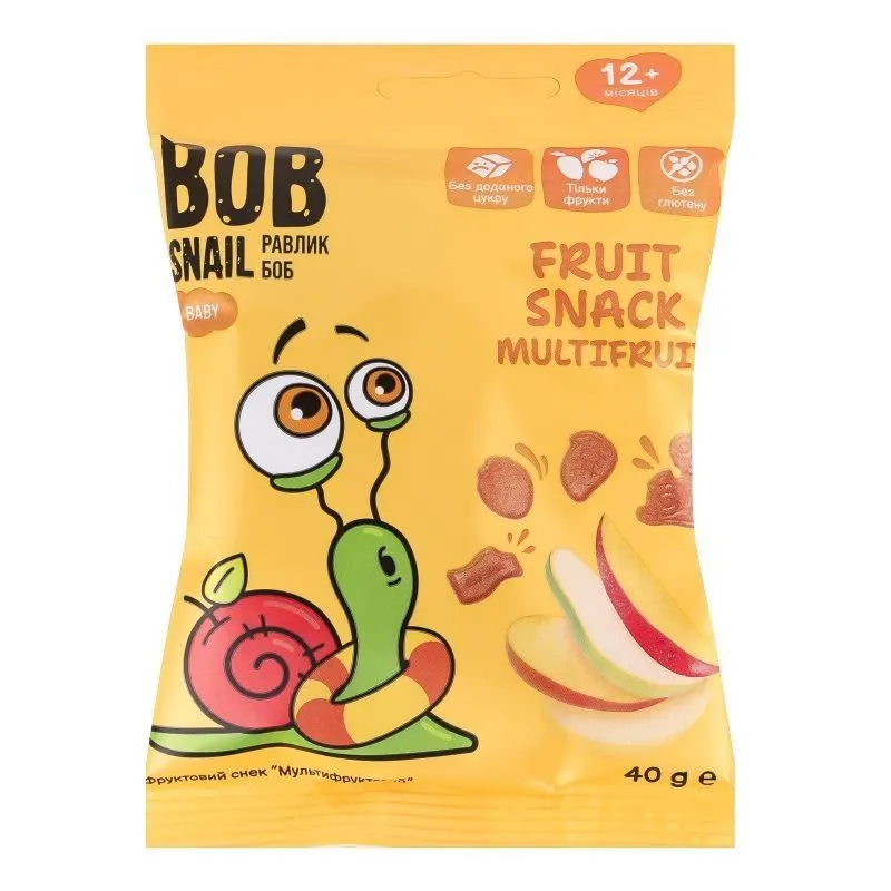 Фруктовий снек&quot;МУЛЬТИФРУКТОВИЙ&quot;40 г