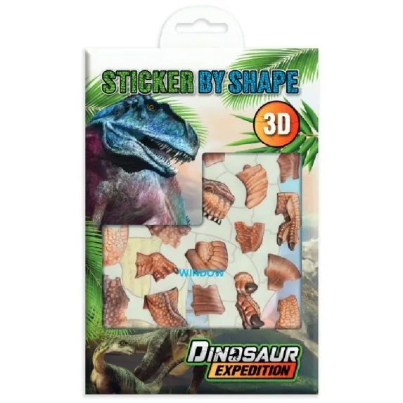 Dinosaur Expedition Стікербук за формами [Dino 1k/ Дінозаур Експедішн Стікербук за формами [Діно 1k