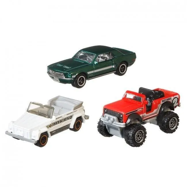 Подарунковий набір автомобілей новий "Matchbox" 3 шт
