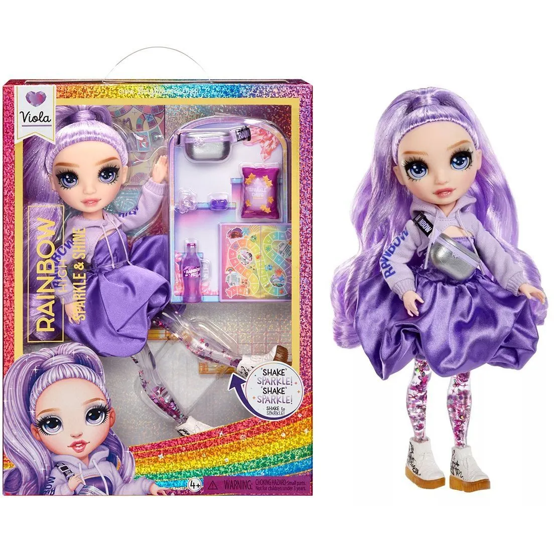Лялька RAINBOW HIGH серії "Sparkle &amp; Shine" - ВІОЛА (з аксесуарами)