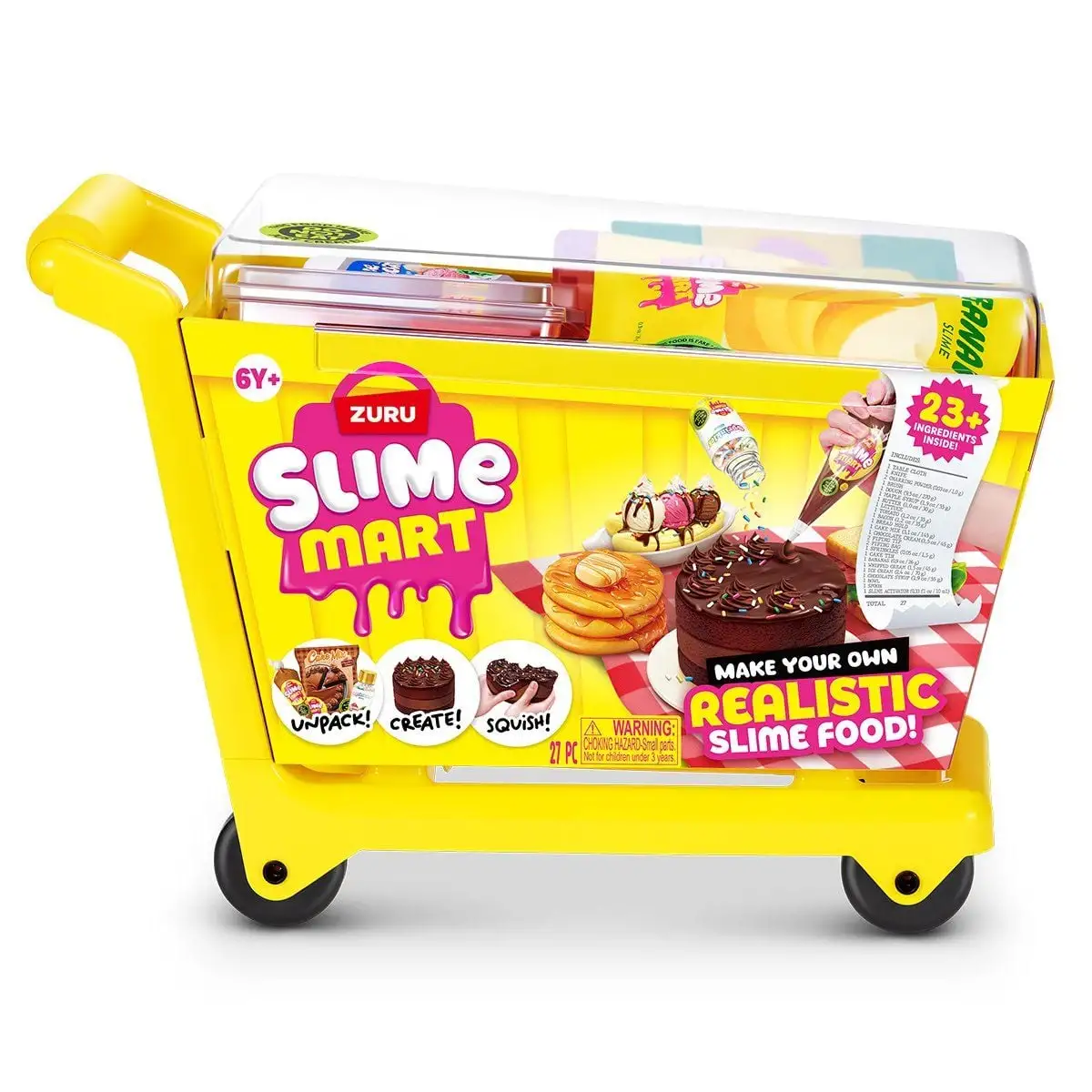 Ігровий набір зі слаймами SLIME MART серії "Shopping Cart"  ВІЗОК СМАКОЛИКІВ
