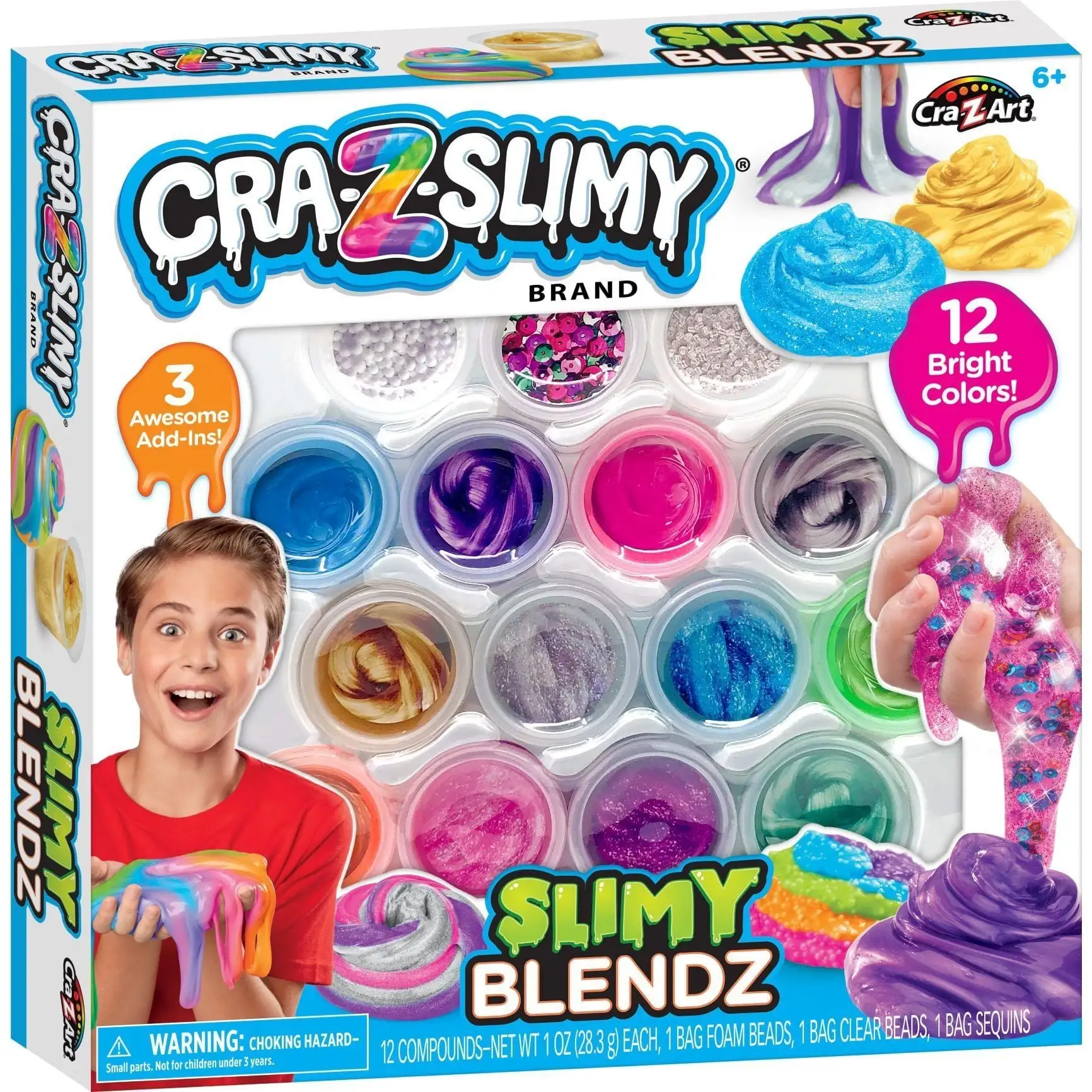 Слайм Cra-Z-Art Slimy Blendz, набір 15од