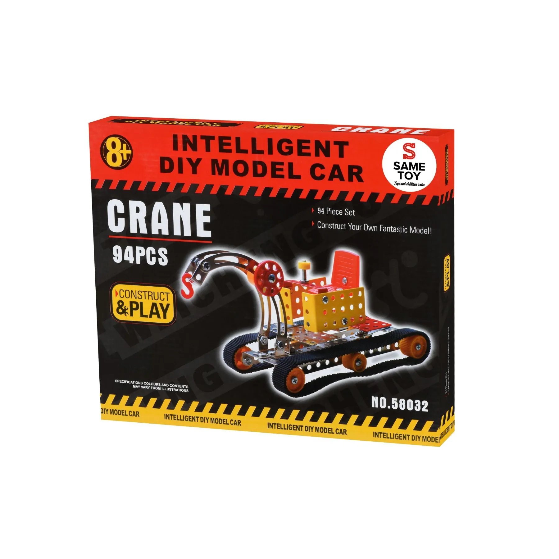 Конструктор металлический Same Toy Inteligent DIY Model Car Кран 94 эл. 58032Ut