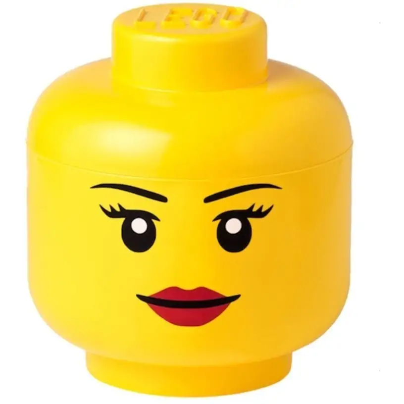 Контейнер для зберігання маленька голова дівчинки Lego Room