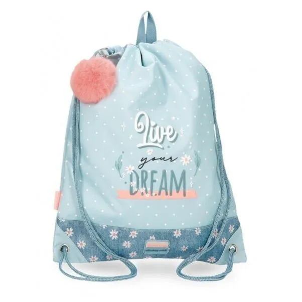 Сумка на шнурку для взуттяLIVE YOUR DREAMS, арт. 3763821