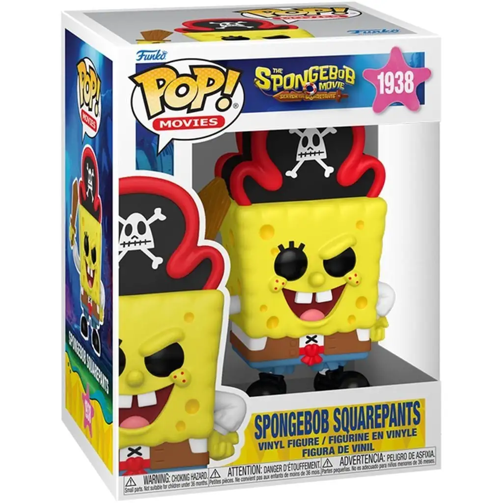 Ігрова фігурка FUNKO POP! серії "Губка Боб" - ПІРАТ ГУБКА БОБ