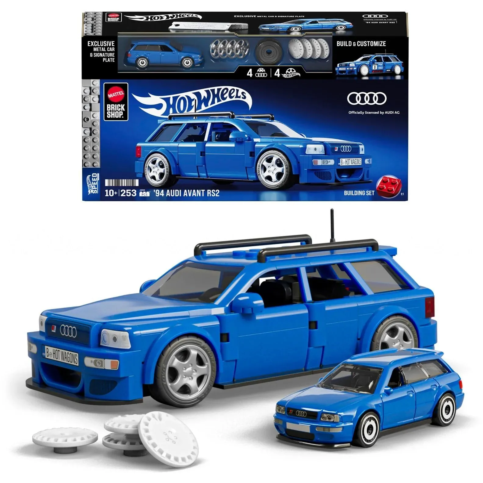Колекційна машинка-конструктор "Audi" серії "Speed" Mattel Brick Shop