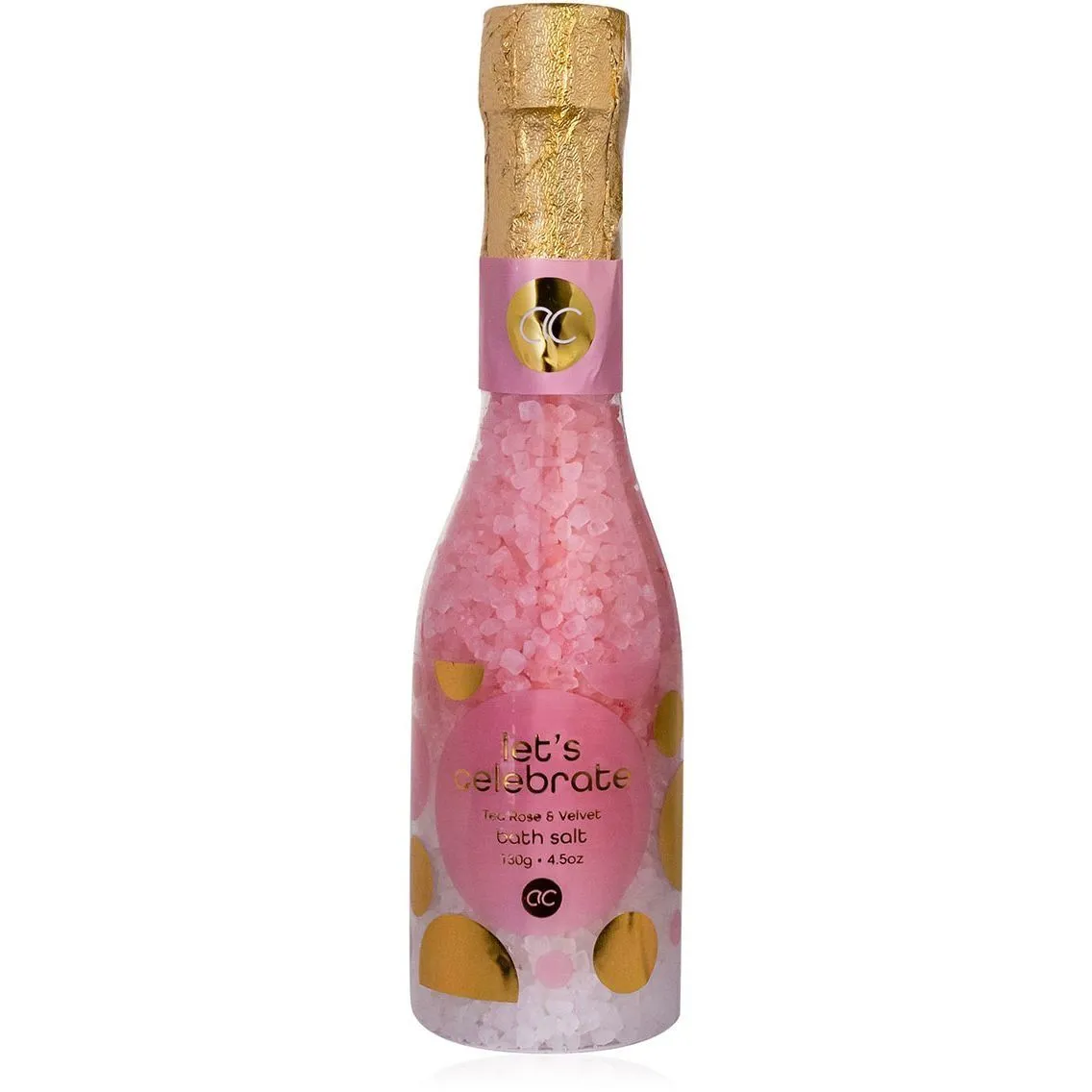 Сіль для ванн LET'S CELEBRATE, 130г, у пляшці для шампанського